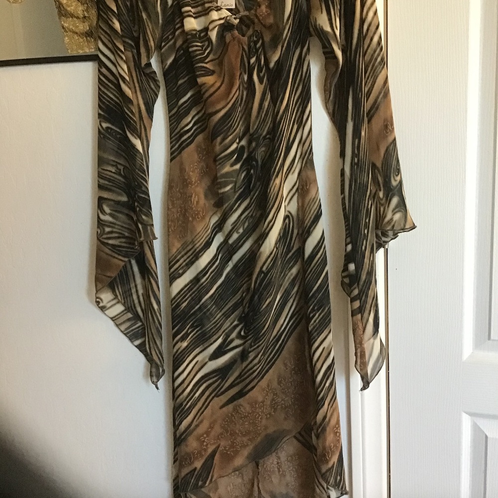 Animal print blouse